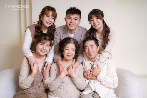 全家福,全家福照,拍全家福,親子寫真,母女寫真